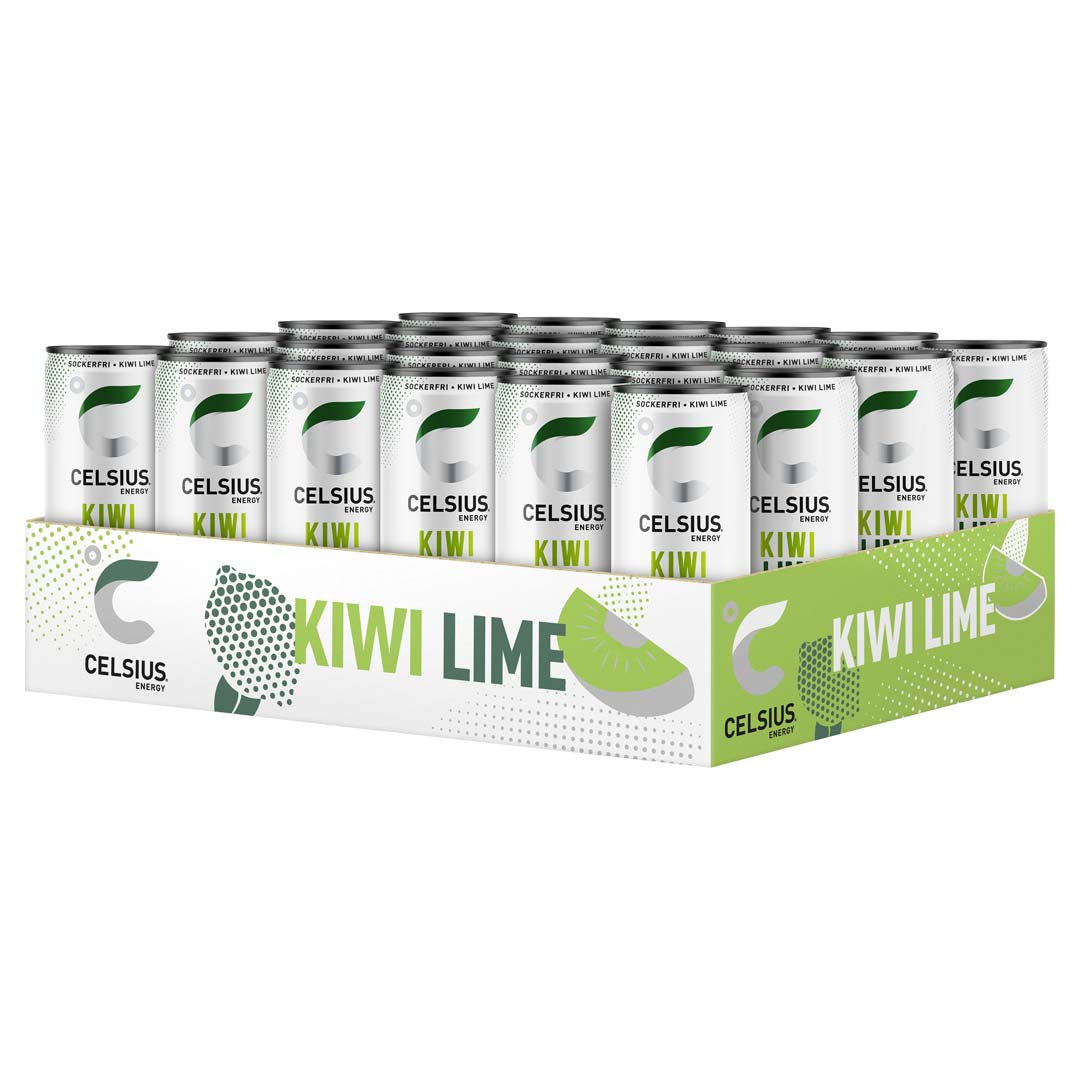 24 x Celsius 355 ml Kiwi Lime i gruppen Drycker / Energidryck hos Proteinbolaget (PB-27624)