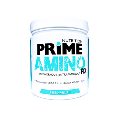 Prime Nutrition AminoRX 375 g i gruppen Kosttillskott / Prestationshöjare / Uppiggande & Fokus hos Proteinbolaget (PB-2765)