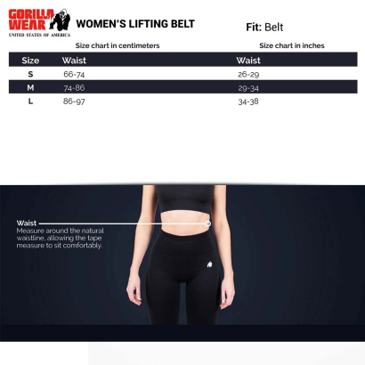 Gorilla Wear 4 Inch Women\'s Lifting Belt Black/Purple