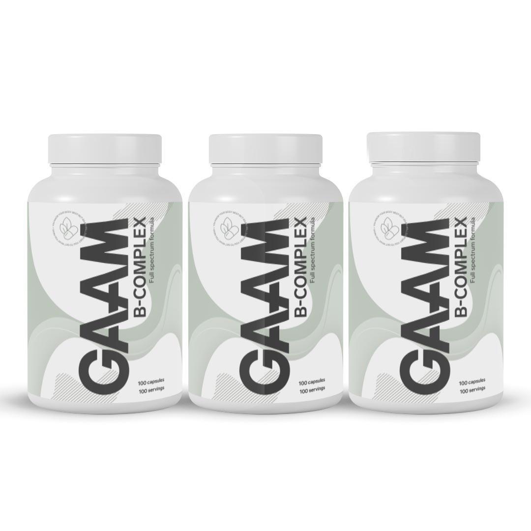 GAAM Health Series B-Complex 300 caps i gruppen Kosttillskott / Vitaminer / B-vitamin hos Proteinbolaget (PB-27849)