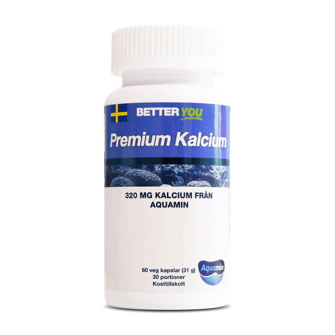 Better You Premium Kalcium 60 caps i gruppen Kosttillskott / Mineraler / Kalcium hos Proteinbolaget (PB-278832)