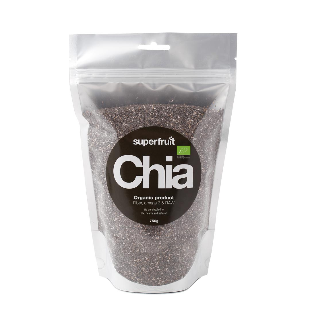 Superfruit EKO Chia Seeds 750 g i gruppen Hälsokost / Chiafrön hos Proteinbolaget (PB-27953)