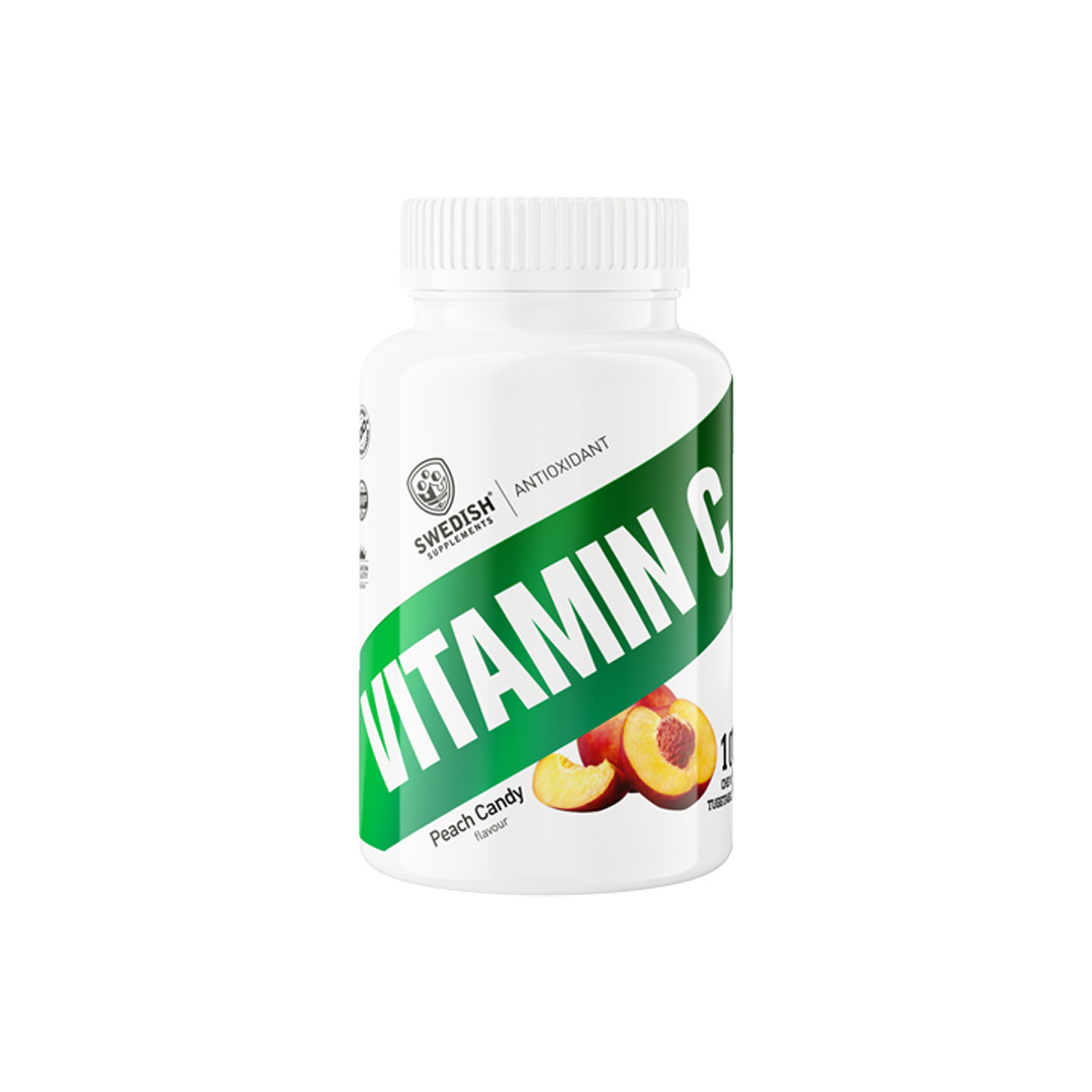 Swedish Supplements Vitamin C 100 pcs i gruppen Kosttillskott / Vitaminer / C-vitamin hos Proteinbolaget (PB-2888)