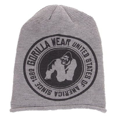Gorilla Wear Oxford Beanie Grey i gruppen Träningskläder / Mössor & kepsar hos Proteinbolaget (PB-28921)