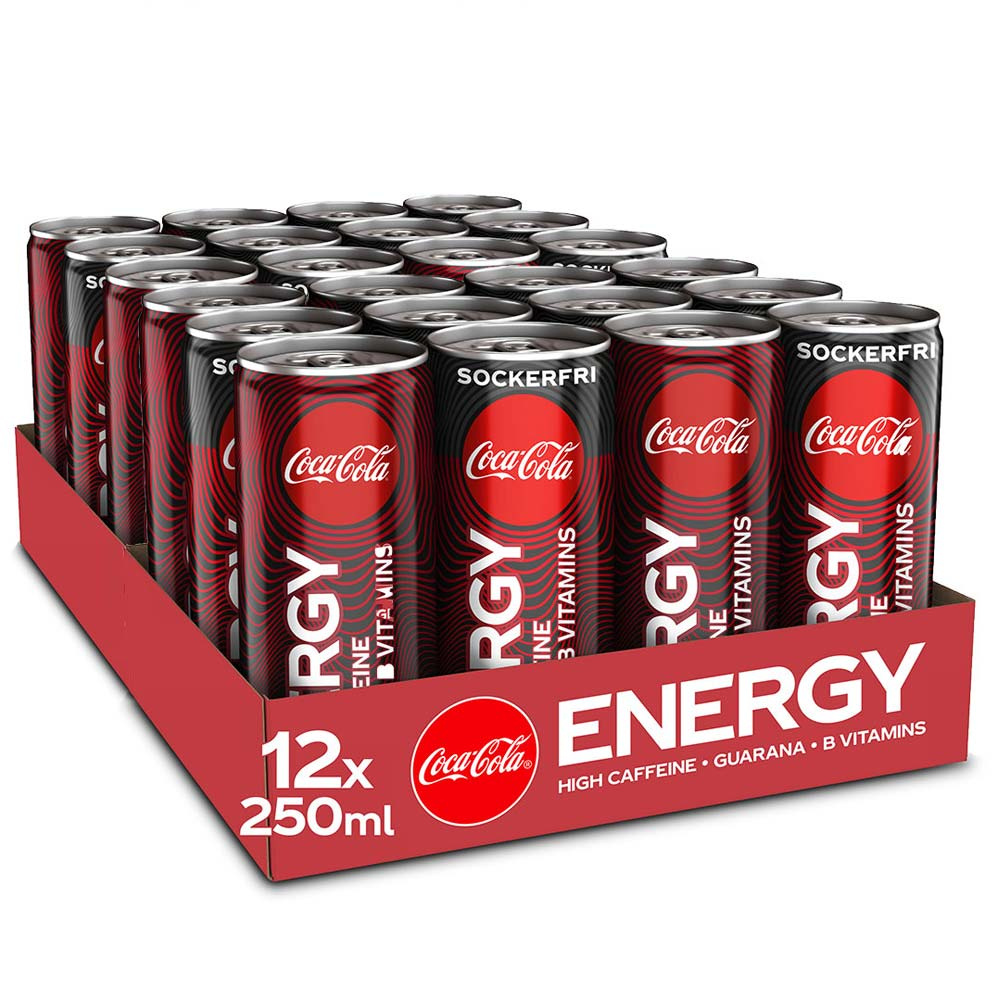 24 x Coca-Cola Energy 250ml i gruppen Drycker / Energidryck hos Proteinbolaget (PB-28943)