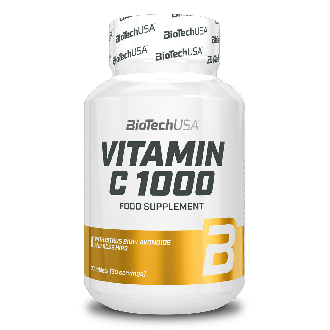 BioTechUSA Vitamin C 1000 30 tabs i gruppen Kosttillskott / Vitaminer / C-vitamin hos Proteinbolaget (PB-3567)