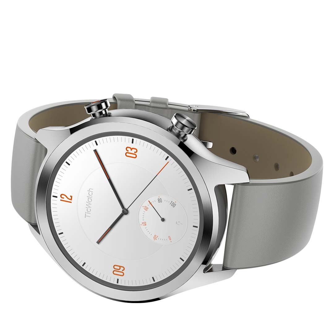 Mobvoi Ticwatch C2, Platinum Silver | Prisgaranti & Fri retur | Proteinbolaget