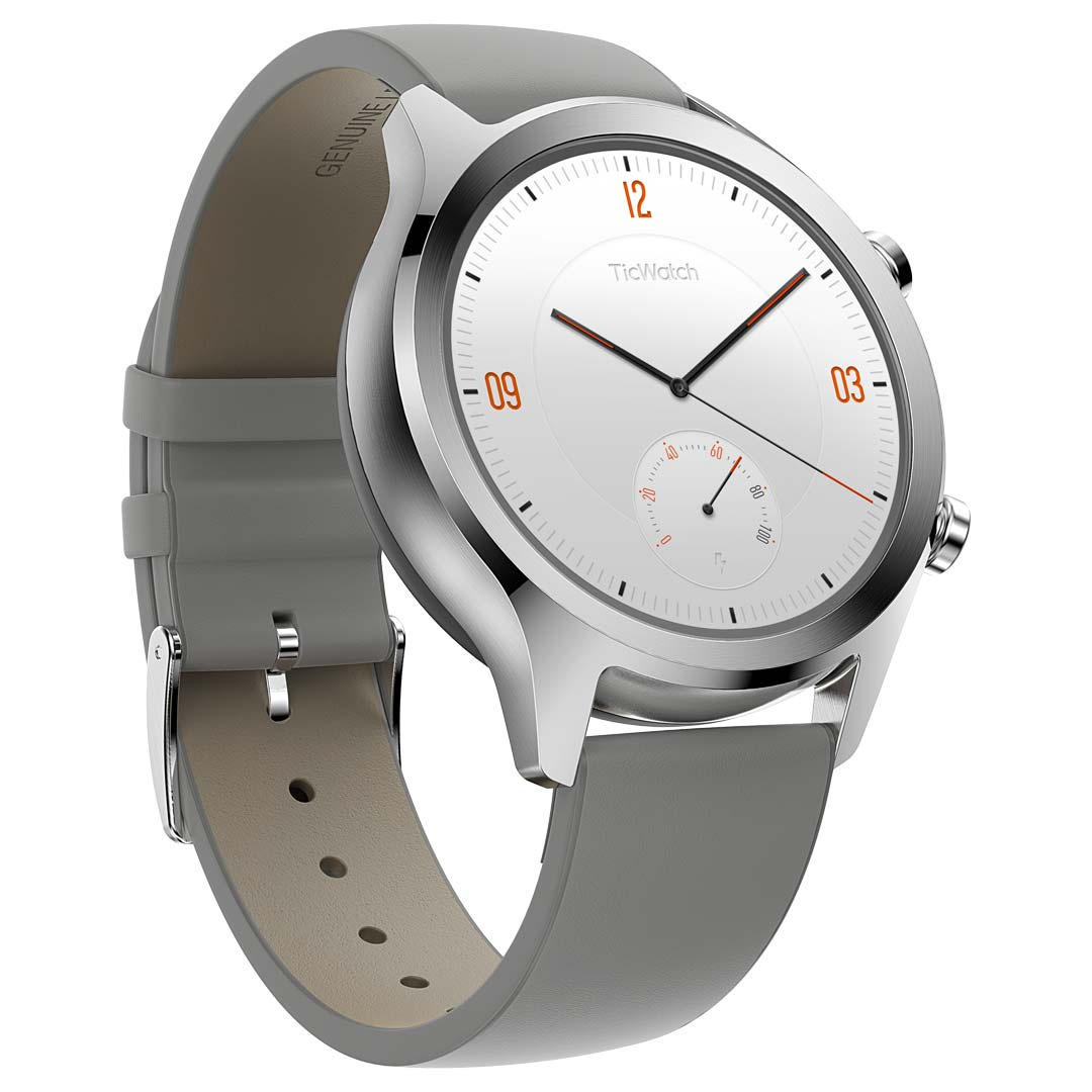Mobvoi Ticwatch C2, Platinum Silver | Prisgaranti & Fri retur | Proteinbolaget