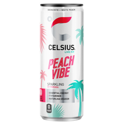 24 x Celsius 355 ml Peach Vibe 24 x Celsius 355 ml Peach Vibe