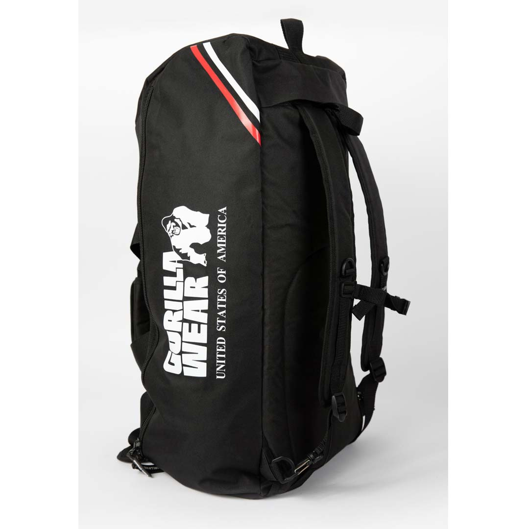 Backpack style shop gym bag