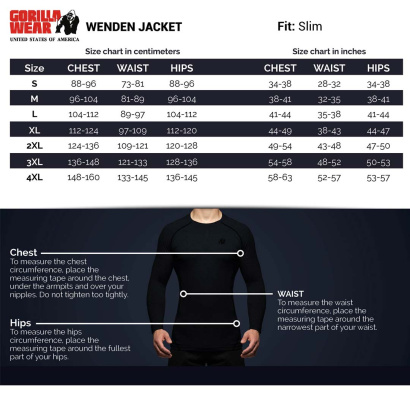 Gorilla Wear Wenden Track Jacket Black/Gold