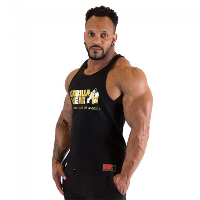 Gorilla Wear Classic Tank Top Black/Gold