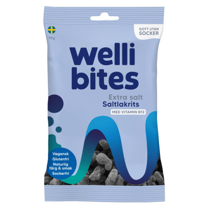 3 x Wellibites Candy 70 g