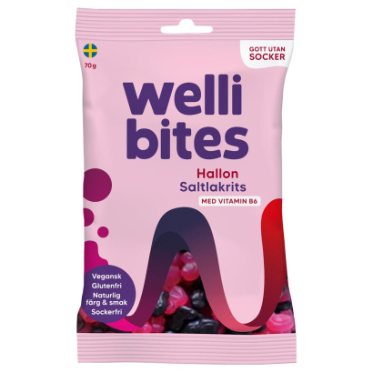 3 x Wellibites Candy 70 g