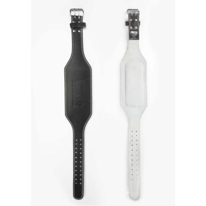 Gorilla Wear 6 Inch Padded Leather Belt Black Gorilla Wear 6 Inch Padded Leather Belt Black