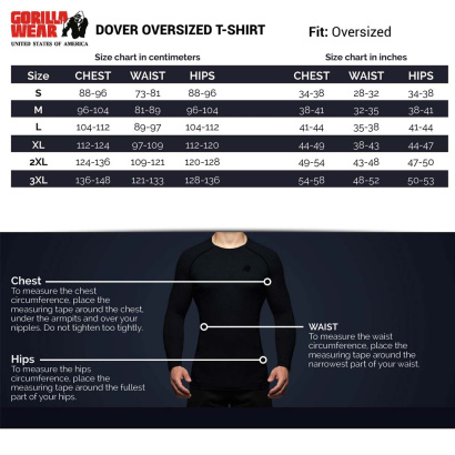 Gorilla Wear Dover Oversized T-Shirt Black Gorilla Wear Dover Oversized T-Shirt Black