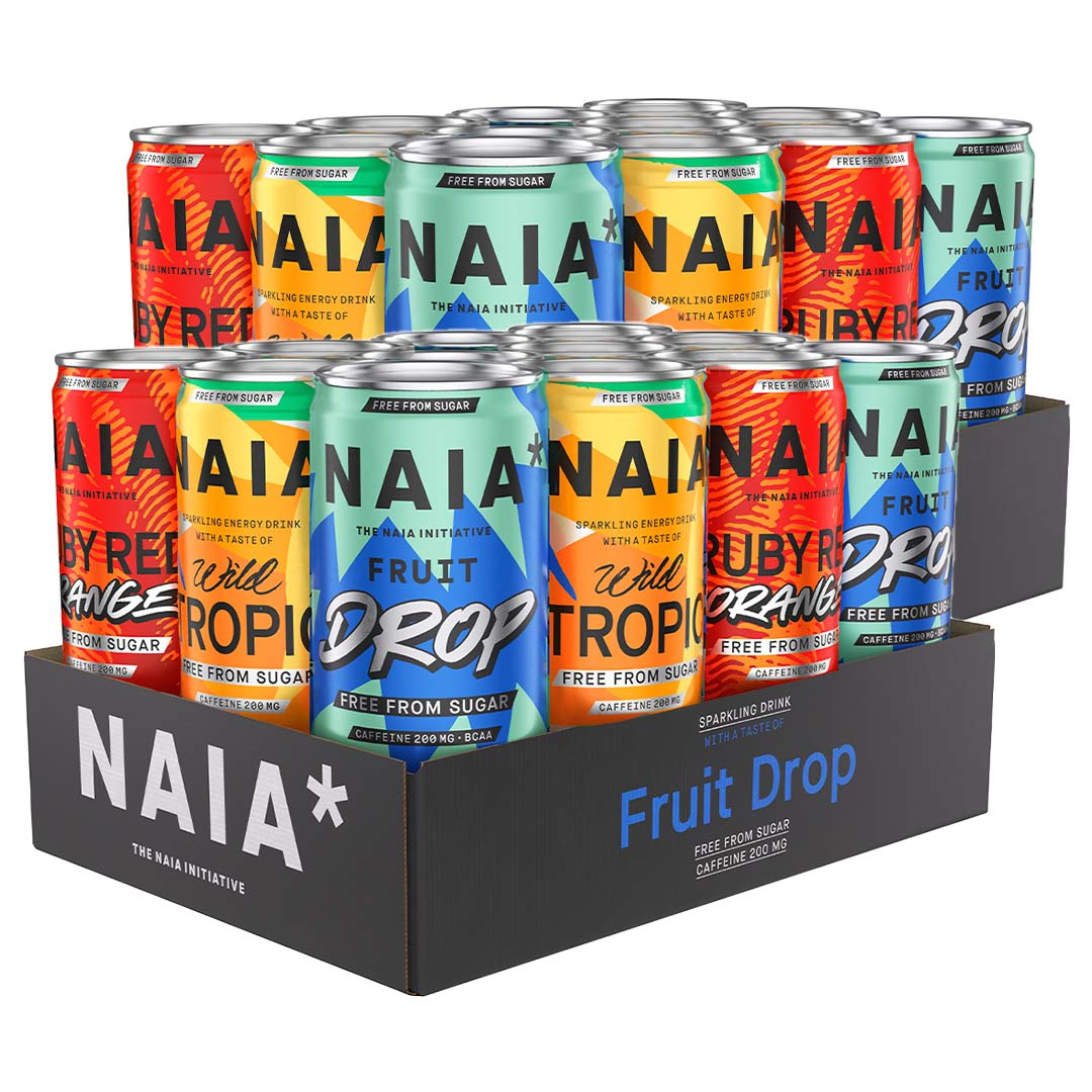 24 x NAIA* Drink 330 ml i gruppen Drycker / Energidryck hos Proteinbolaget (PB-4775)