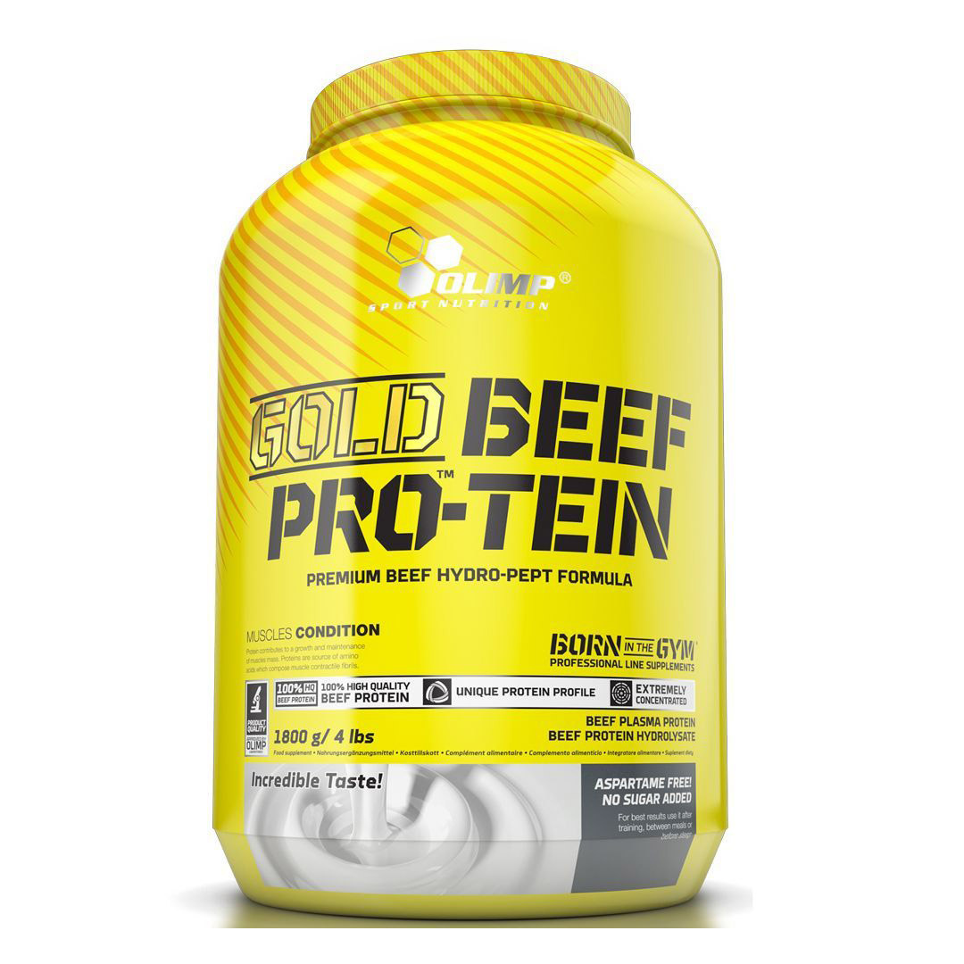 Olimp Gold Beef Pro-Tein 1.8 kg i gruppen Kosttillskott / Proteinpulver / Biffprotein hos Proteinbolaget (PB-48951)