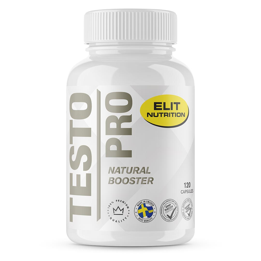 Elit Nutrition Testo PRO 120 caps i gruppen Kosttillskott / Bygga muskler / Testosteronhöjare hos Proteinbolaget (PB-5010)