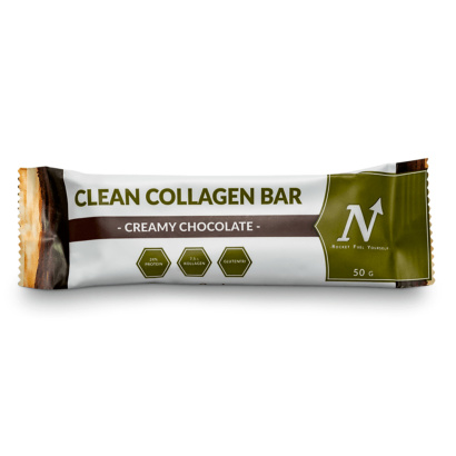 12 x Nyttoteket Clean Collagen Bar 50 g Creamy Chocolate