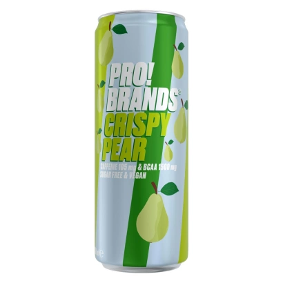 24 x Pro Brands BCAA Drink 330 ml Crispy Pear