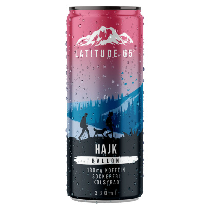 24 x Latitude 65 330 ml HAJK - Hallon