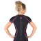 Gorilla Wear Carlin Compression Short Sleeve Top Black & Pink