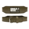 Gorilla Wear 4 Inch Padded Leather Belt Army Green