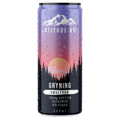 24 x Latitude 65 330 ml Gryning - Smultron