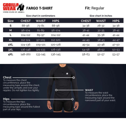 Gorilla Wear Fargo T-Shirt Black