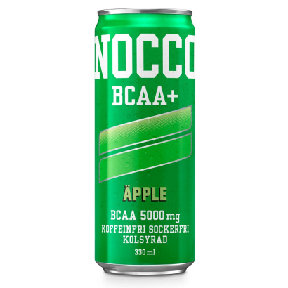 24 x NOCCO BCAA + 330 ml Äpple (Koffeinfri)