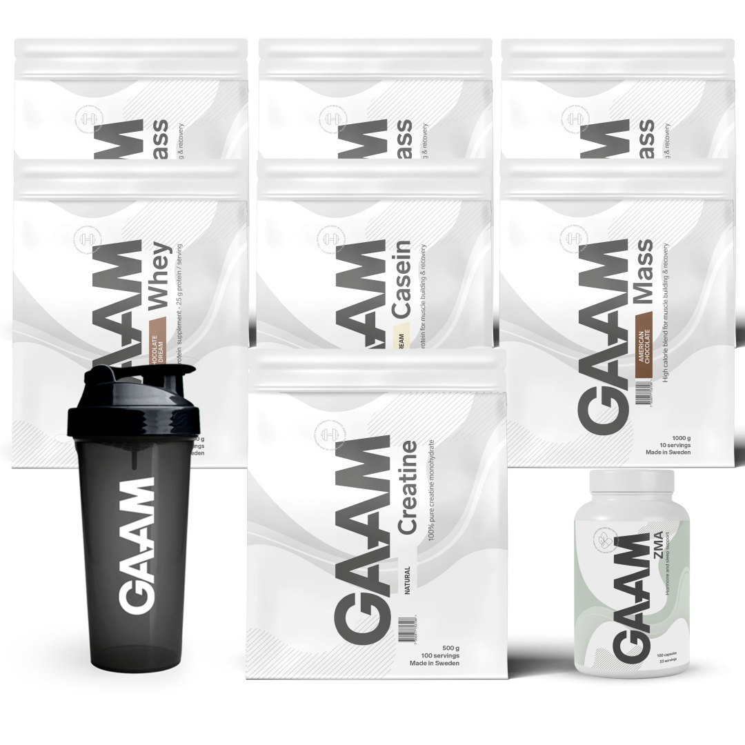 GAAM Complete Weight Gain Pack i gruppen Shoppa efter tema / Färdiga paket hos Proteinbolaget (PB-59675)