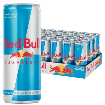 24 x Red Bull Energidryck Sockerfri 250 ml i gruppen Drycker / Energidryck hos Proteinbolaget (PB-5990)
