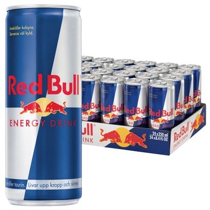 24 x Red Bull Energy Drink Original 250 ml i gruppen Drycker / Energidryck hos Proteinbolaget (PB-6013)