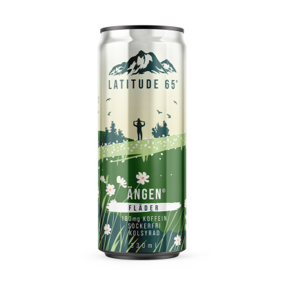 24 x Latitude 65 330 ml Ängen - Fläder