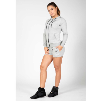 Gorilla Wear Pixley Zipped Hoodie Grey Gorilla Wear Pixley Zipped Hoodie Grey