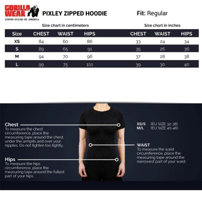 Gorilla Wear Pixley Zipped Hoodie Grey Gorilla Wear Pixley Zipped Hoodie Grey