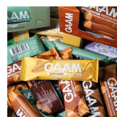 12 x GAAM Protein bar & Soft bar 45 g Mixlåda 12 x GAAM Protein bar & Soft bar 45 g Mixlåda