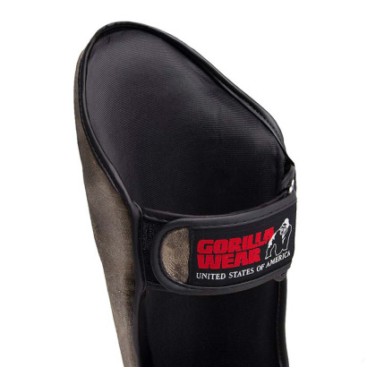 Gorilla Wear Yeso Shin Guards Vintage Brown