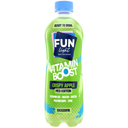 6 x FUN Light Vitamin Boost 500 ml Crispy Apple