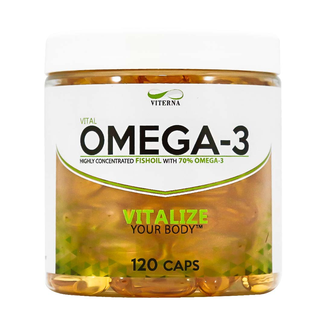 Viterna Omega-3 120 caps i gruppen Kosttillskott / Fettsyror hos Proteinbolaget (PB-64389)