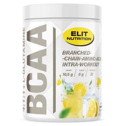 Elit Nutrition BCAA 4:1:1 + L-glutamine Aminosyror 400 g