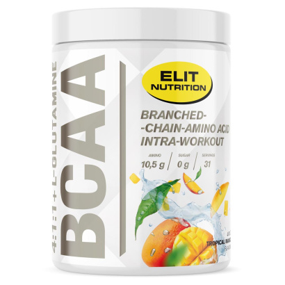 Elit Nutrition BCAA 4:1:1 + L-glutamine Aminosyror 400 g