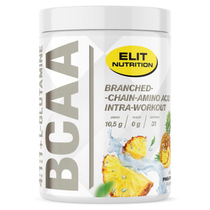 Elit Nutrition BCAA 4:1:1 + L-glutamine Aminosyror 400 g