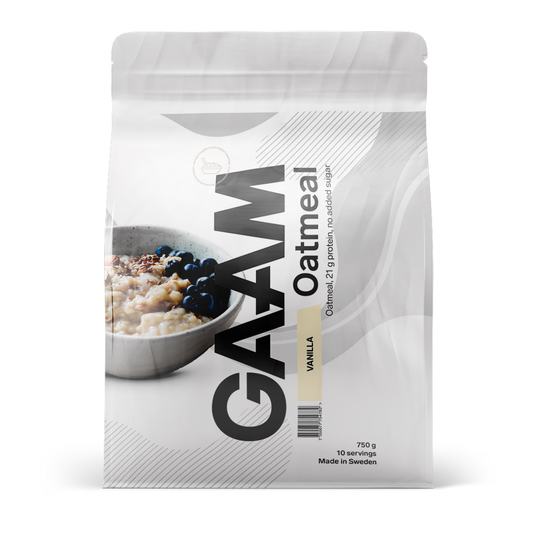 GAAM Oatmeal 750 g Vanilla i gruppen Livsmedel / Gröt & gryn hos Proteinbolaget (PB-6705-3)