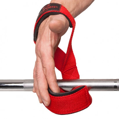 C.P. Sports Figure 8 Straps - Closed Loop Quick Straps Red