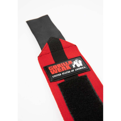 Gorilla Wear Wrist Wraps Ultra Black/Red Gorilla Wear Wrist Wraps Ultra Black/Red