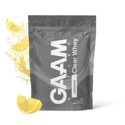 3 x GAAM Active Clear Whey Proteinpulver 400 g