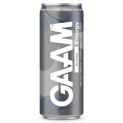 24 x GAAM Energy 330 ml So Soda