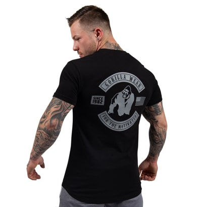 Gorilla Wear Detroit T-Shirt Black i gruppen Träningskläder / T-shirt hos Proteinbolaget (PB-7214)